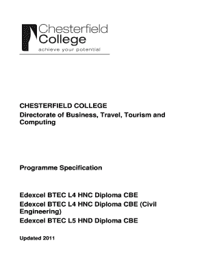 l4 hnc diploma cbe form