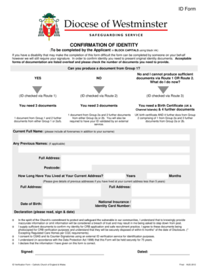 ID Verification Form