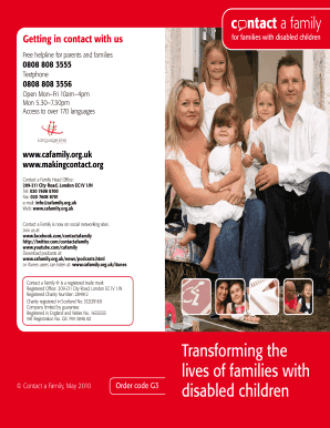 Contact a Family Donation Form