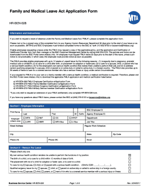 Example of fmla paperwork for family member - mtabsc