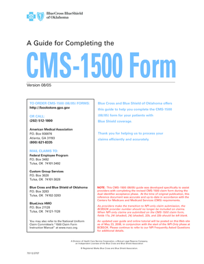 CMS-1500 Health Insurance Claim Form