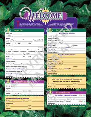 Dental Patient Information Form