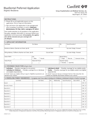BlueDental Preferred Application