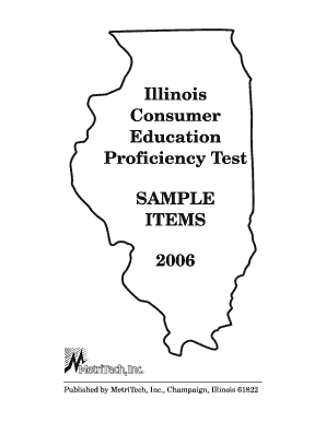 Sample test - Consumer Ed Proficiency Test Sample - Prospect High School - phs d214