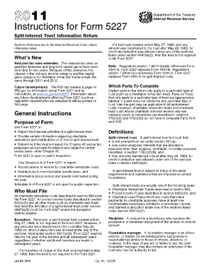 Instructions for Form 5227