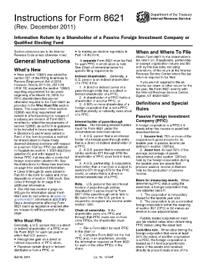 Instructions for Form 8621