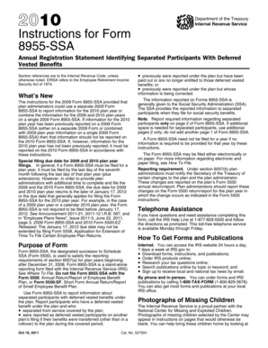 Instructions for Form 8955-SSA