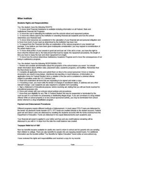 Student Rights and Responsibilities