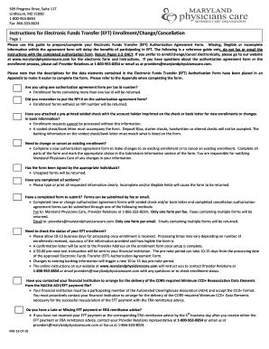 Electronic Funds Transfer Authorization Agreement