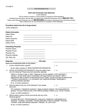 Maryland Physicians Care Prior Authorization Form