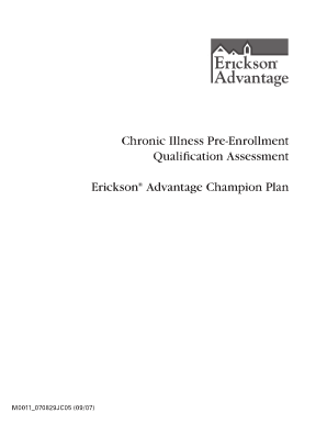 Chronic Illness Pre-Enrollment Qualification Assessment