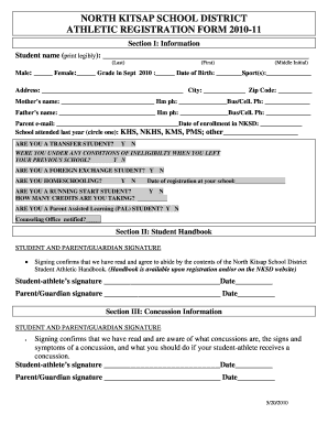 Texas road test score sheet pdf - Welcome to Kingston High School Athletics! 2010-2011 - nkschools