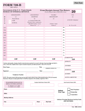 Fillable US Virgin Islands Tax Forms Samples to Complete Online in PDF
