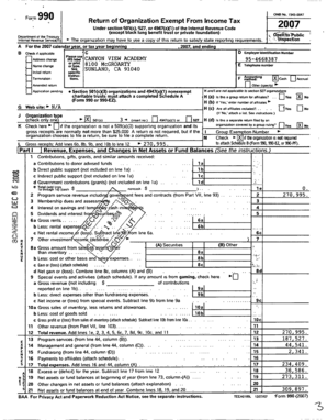IRS Form 990 2007