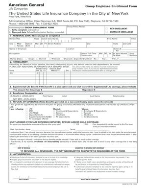 Group Employee Enrollment Form