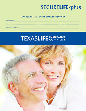 Texas Life Senior Market Insurance Application