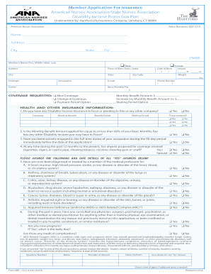 Disability Income Protection Plan Application