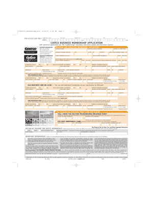 Costco Business Membership Application