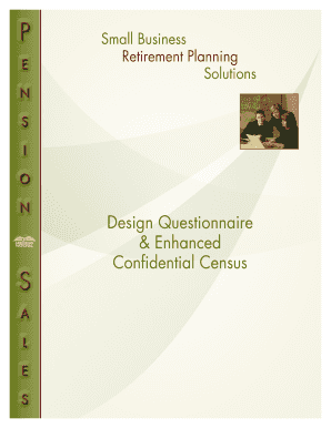 Retirement Plan Design Questionnaire