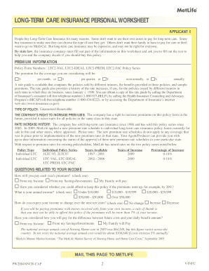 California Long-Term Care Insurance Authorization Form