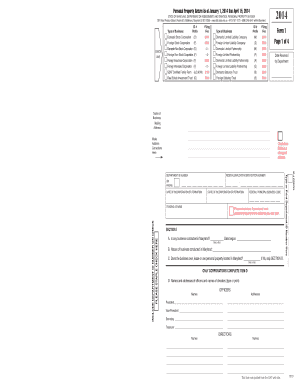 Maryland Personal Property Return Form 1