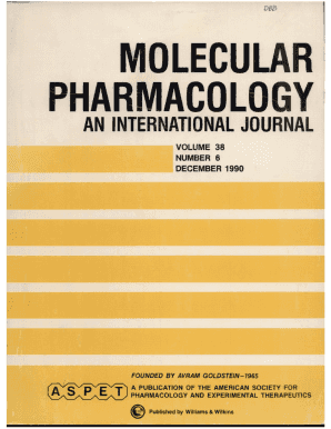 Pharmacology Journal Subscription Form