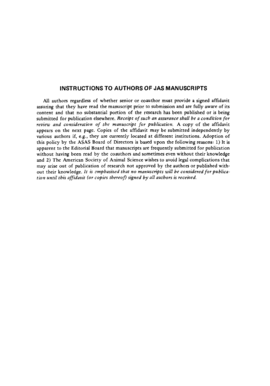 Journal of Animal Science Author Affidavit