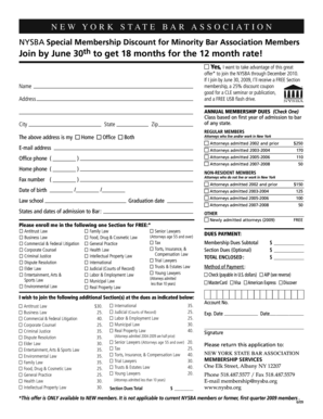 NYSBA Membership Application