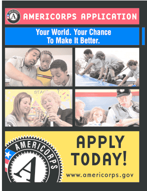 AmeriCorps Application Form