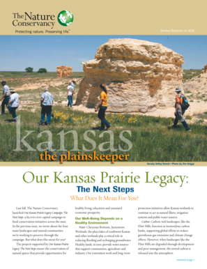 Our Kansas Prairie Legacy Campaign