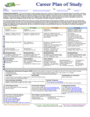Texas Achievement Plan Form