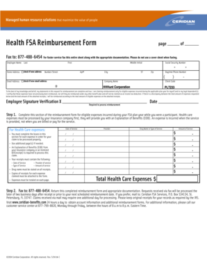 Health FSA Reimbursement Form