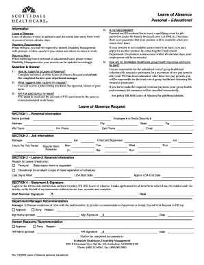 Leave of Absence Request Form