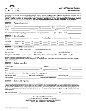 Leave of Absence Request Form