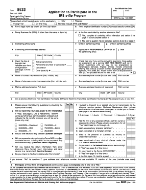 IRS e-file Application Package