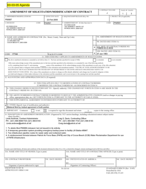 Contract amendment template - PatrickAFBMod7.doc