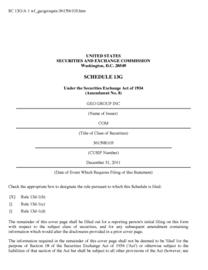 SEC Schedule 13G Filing