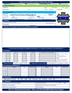Iredell County EMS Preliminary Report