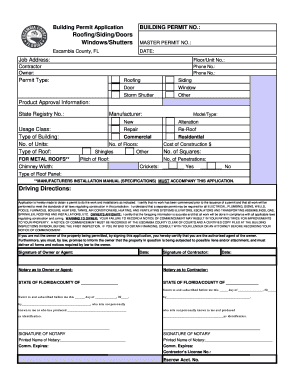 Building Permit Application