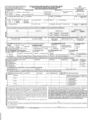 South Carolina Employee Insurance Program Enrollment Form