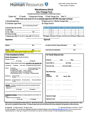 Miscellaneous sample - jordan school district miscellaneous sweeper online paper work form