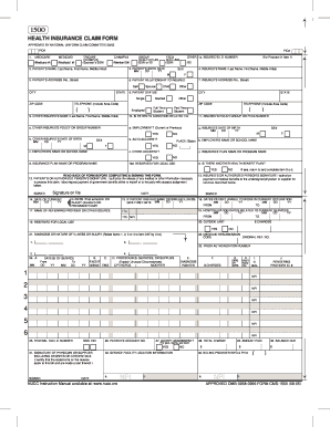 Health Insurance Claim Form