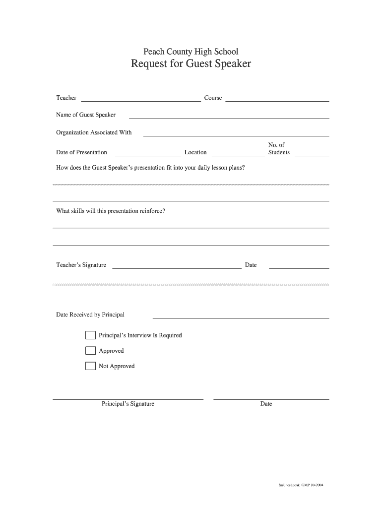 guest request form Preview on Page 1.