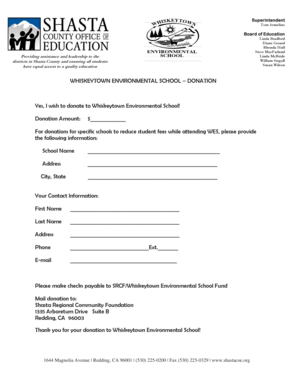 Download form now. - Shasta County Office of Education - shastacoe