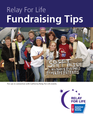 Relay For Life Fundraising Tips