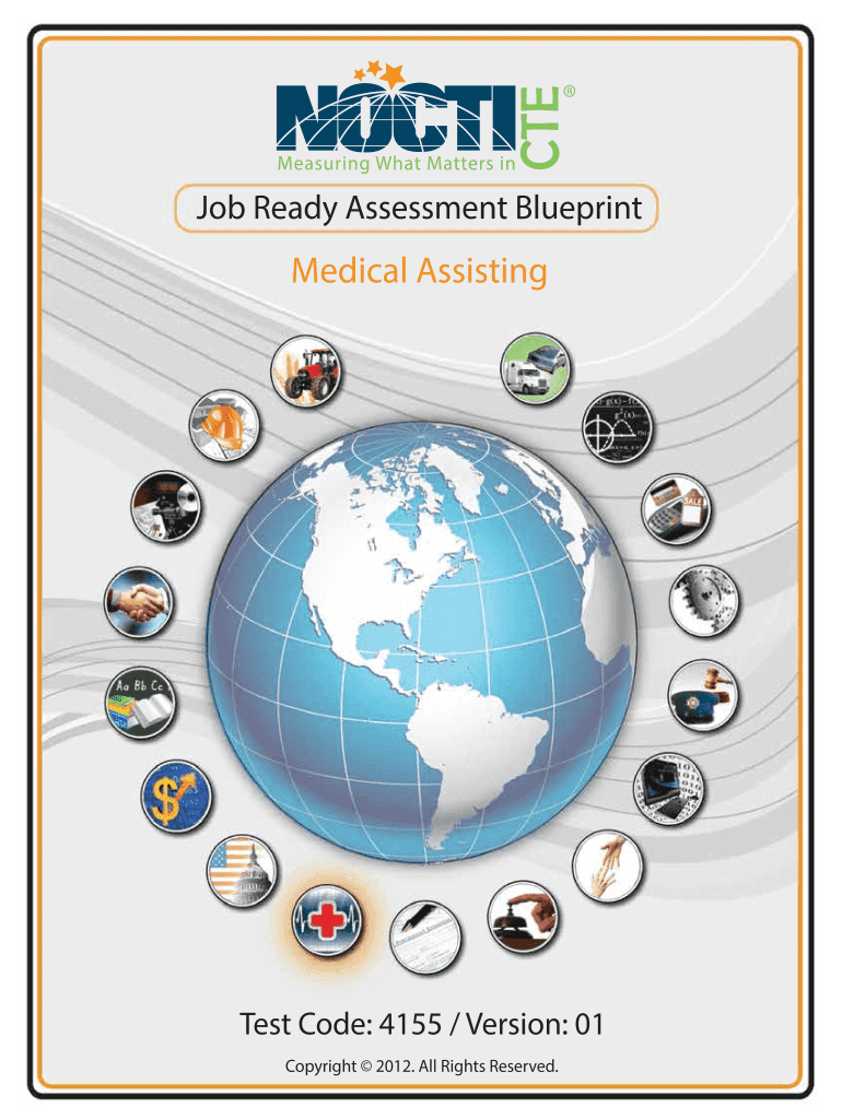 Fillable Online nocti Blueprint Medical Assisting 4155 2013 nocti