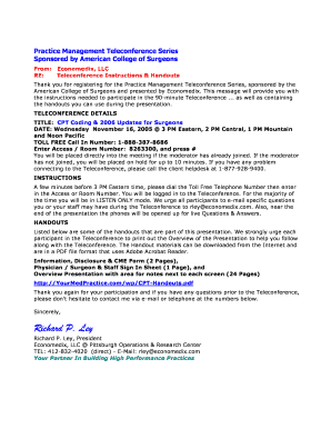 CPT Coding & 2006 Updates for Surgeons