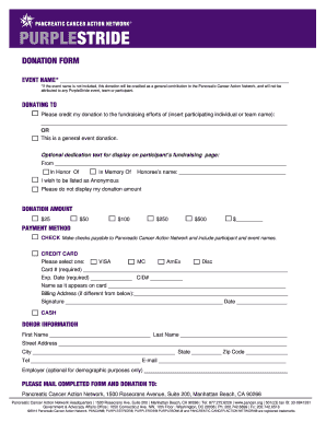 PS generic donation form CMYK 2 - Pancreatic Cancer Action Network