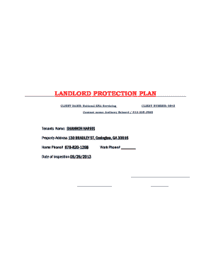 Landlord Protection Plan
