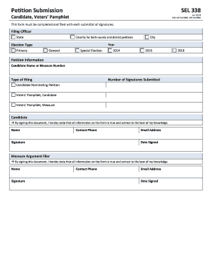 Oregon Petition Submission Form